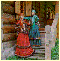 Old Style Traditional Russia Dress